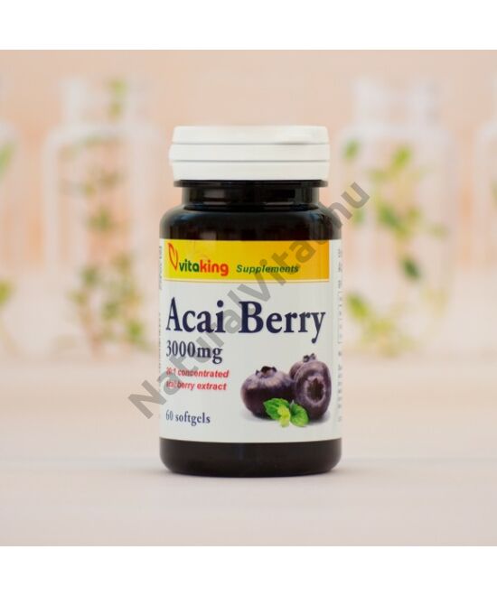 Vitaking Acai Berry 3000mg acai bogyó kivonatot tartalmazó kapszula 60 db