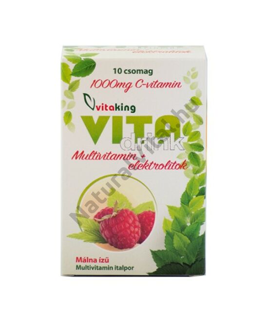 Vitaking VitaDrink vitamin- és ásványi anyag tartalmú italpor 10 tasak