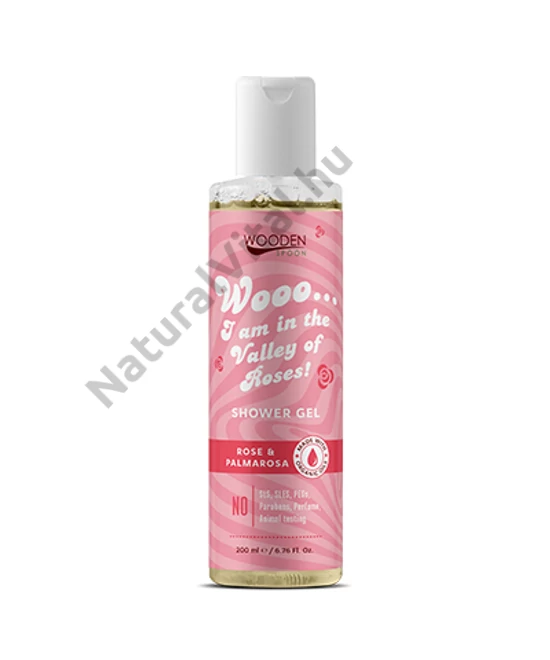 Wooden Spoon Bio tusfürdő - Rose (200 ml)