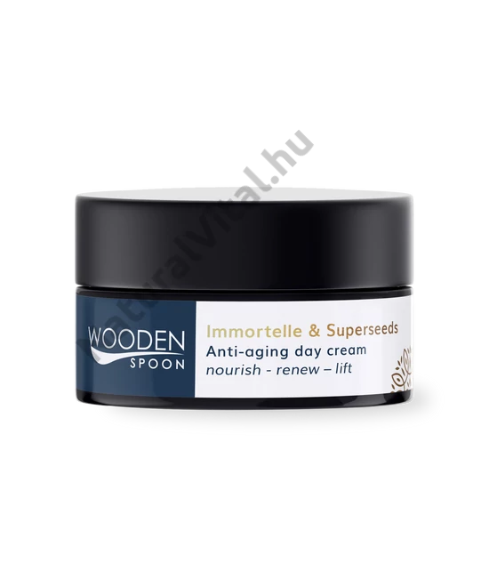 Wooden Spoon Bio Superseed anti-aging nappali arcápoló krém - minden bőrtípusra (50 ml)