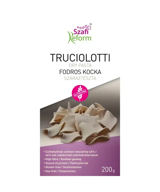 SZAFI REFORM FODROS KOCKA - TRUCIOLOTTI SZÁRAZTÉSZTA 200G
